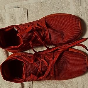 Ladies size 10m red athlectic shoes